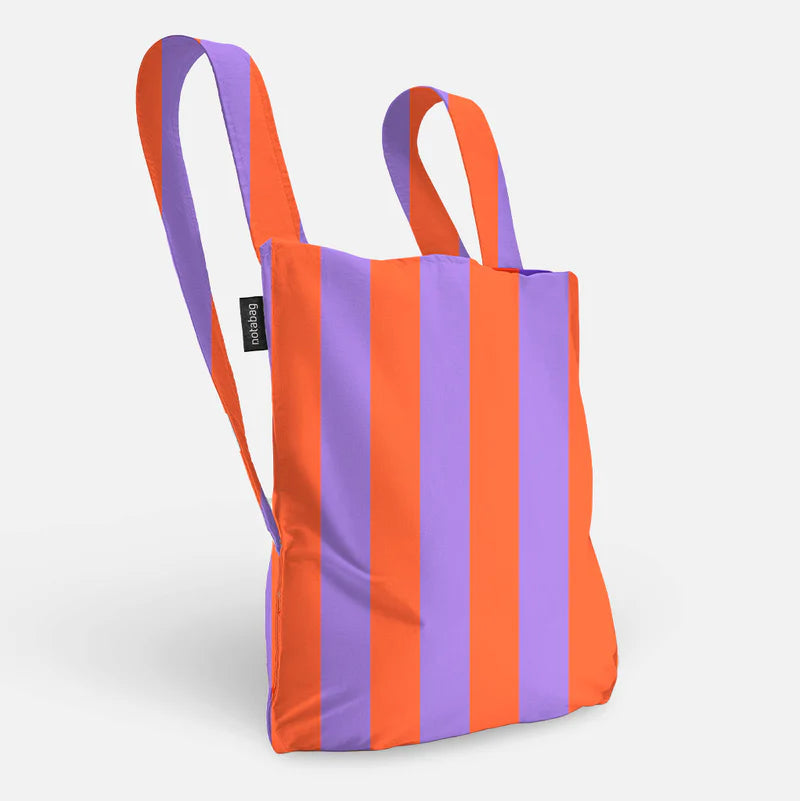 Tasche Notabag | Red/Purple Stripes