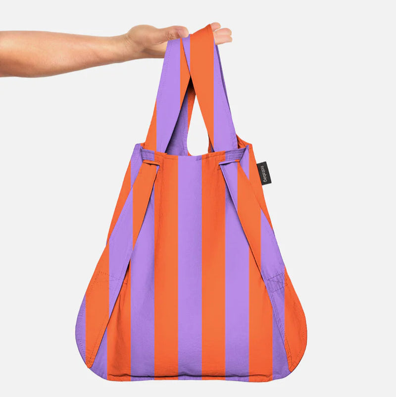 Tasche Notabag | Red/Purple Stripes
