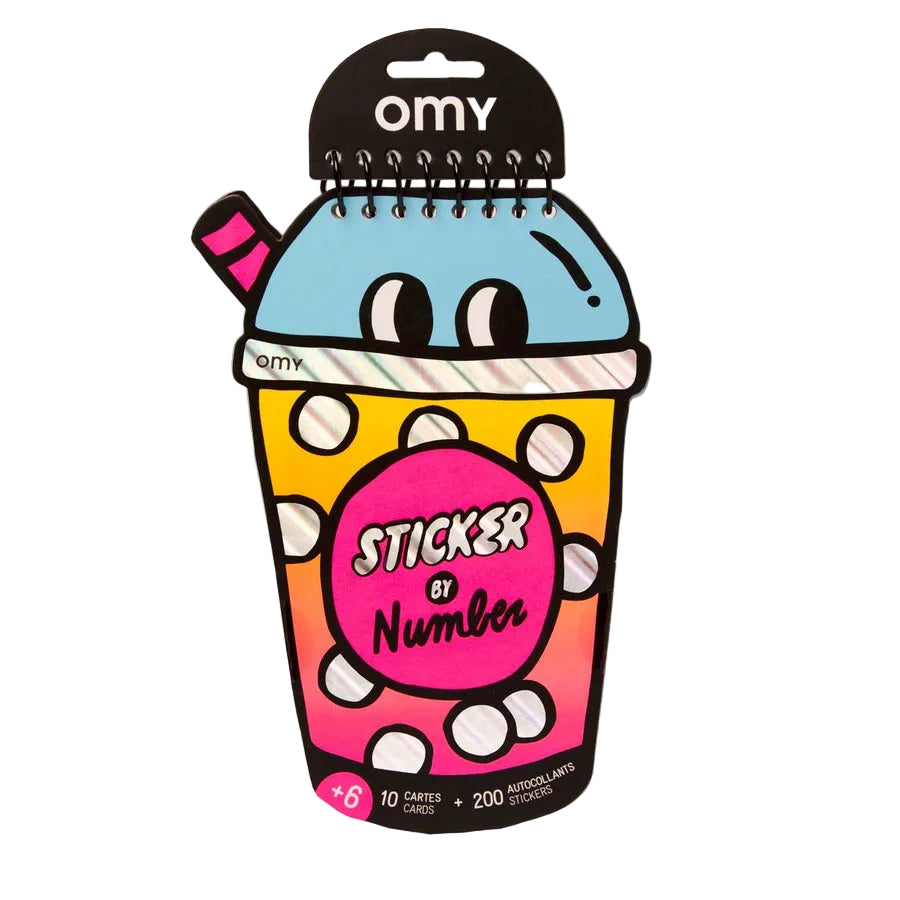 Sticker-nach-Zahlen | Bubble Tea