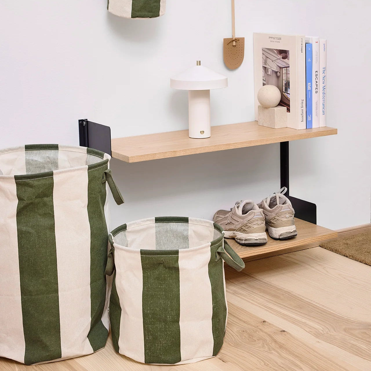 Wäschekorb Kara | Large Dark Green