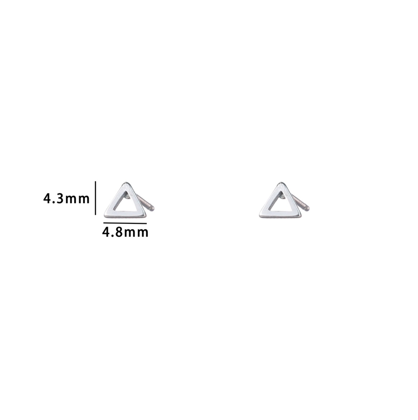 Ohrstecker | Open Triangle