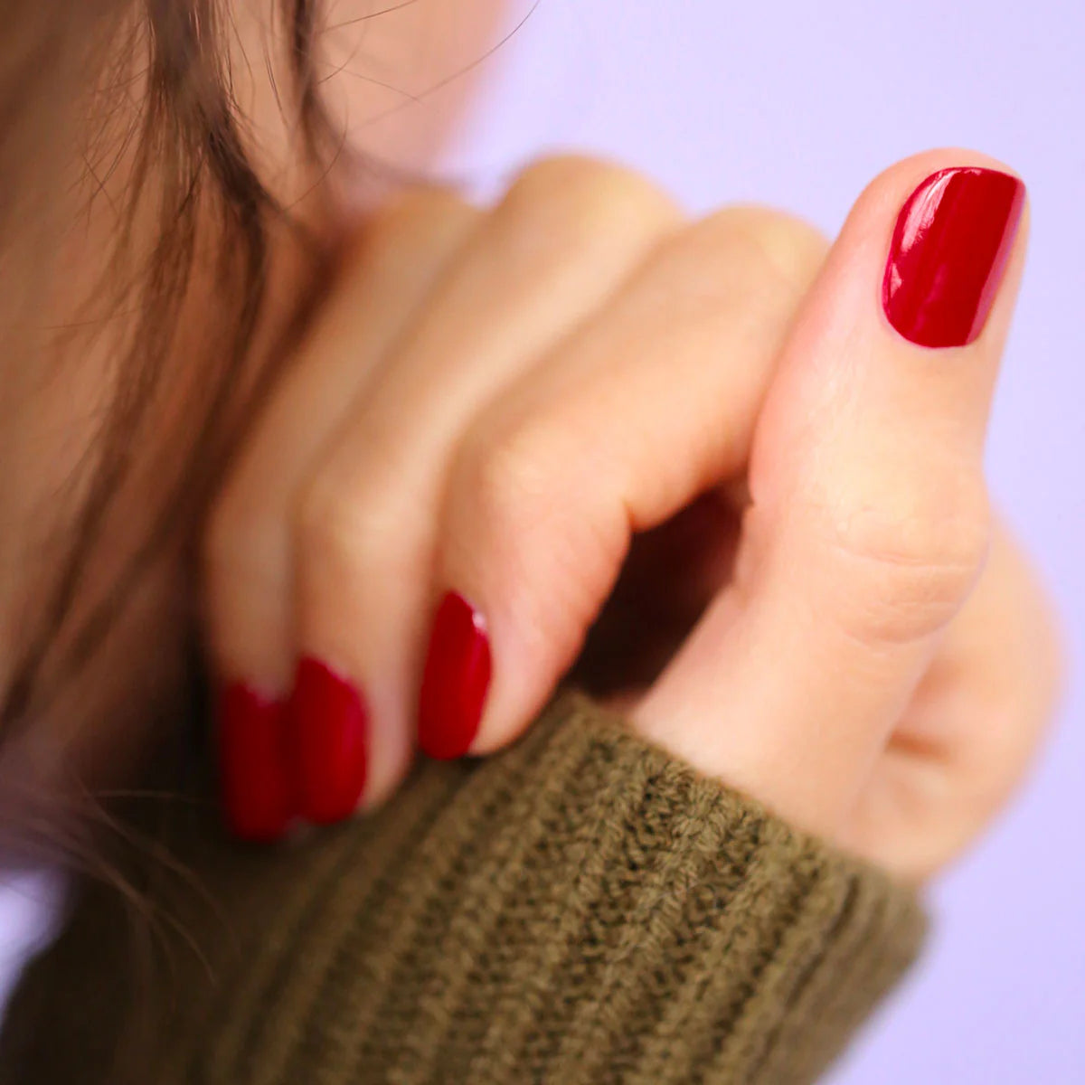 Nagellack Green | red cherry
