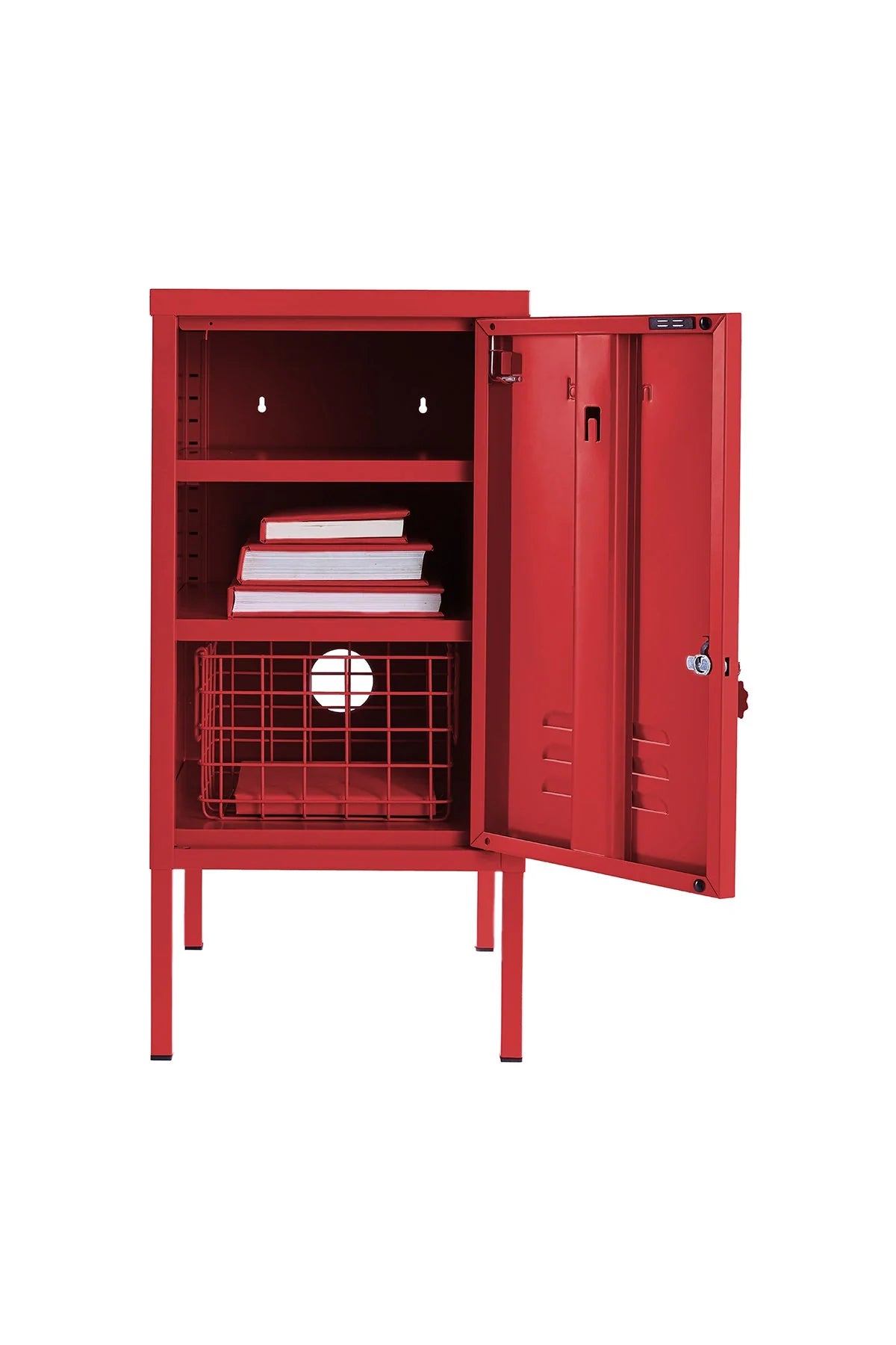Metallspind | THE SHORTY | poppy red