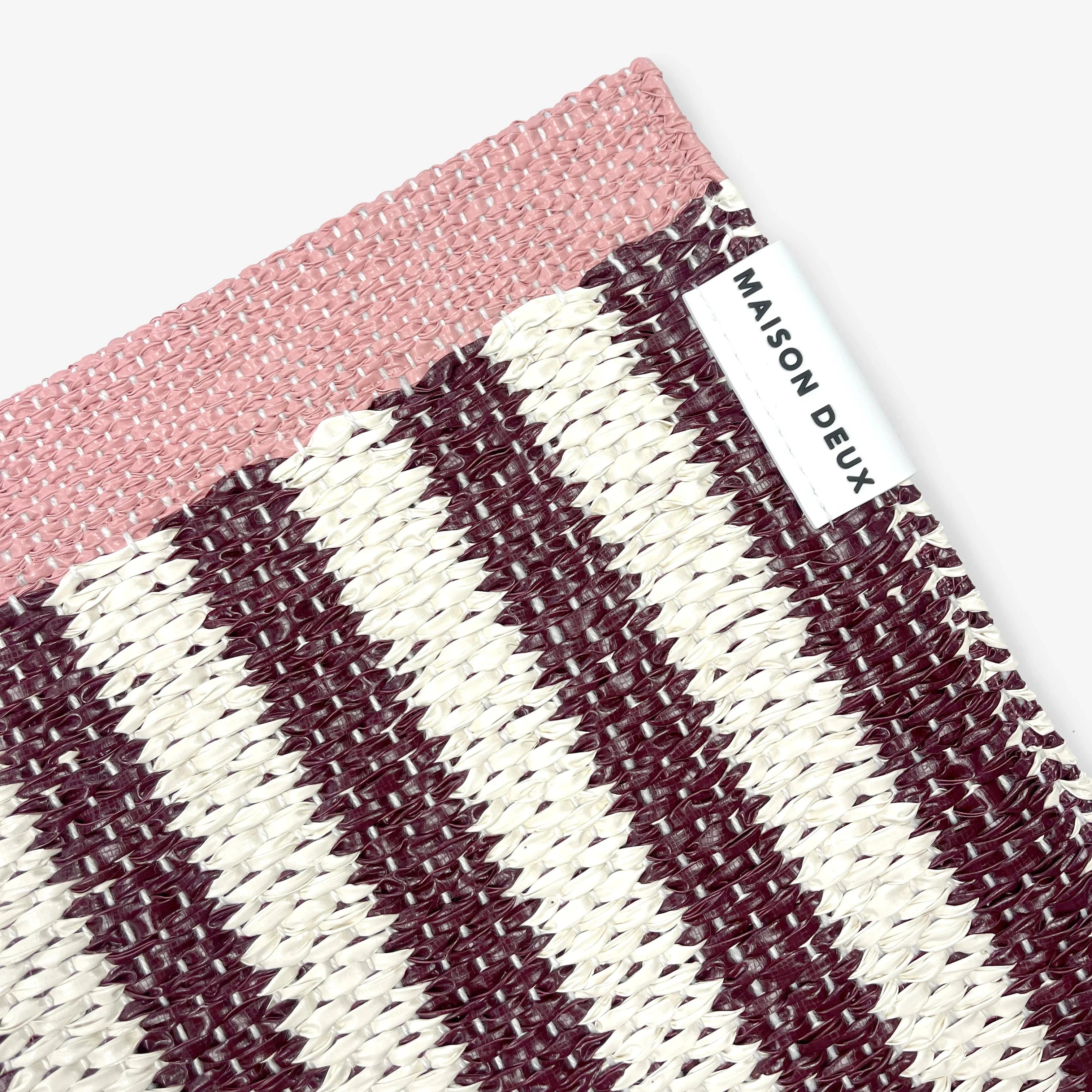 Teppich Stripe | Granatapfel