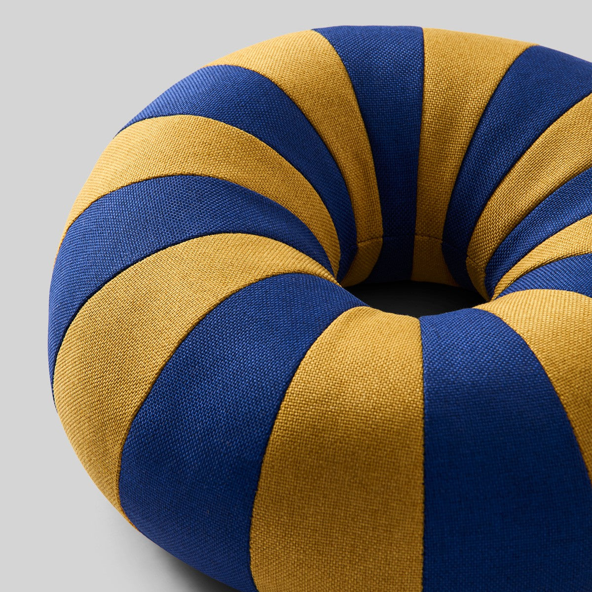Float Pillow | Dark Blue/Ochre