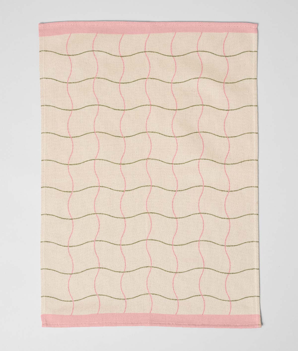 Geschirrtuch Wave Grid | Natural Cotton