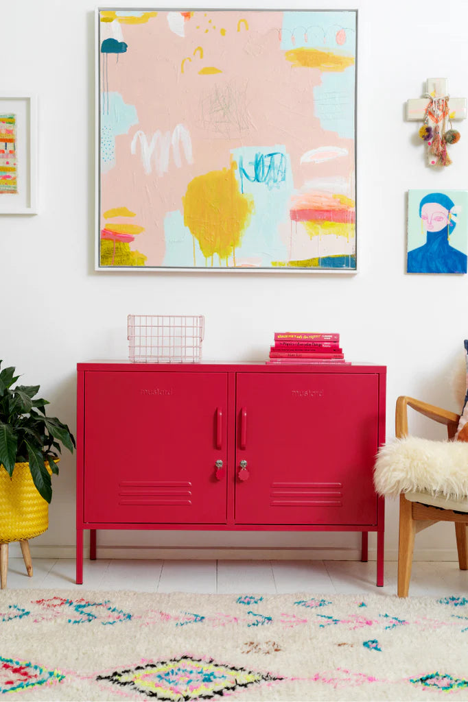 Metallspind | THE LOWDOWN | poppy red