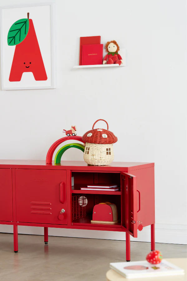 Metallspind | THE STANDARD | poppy red
