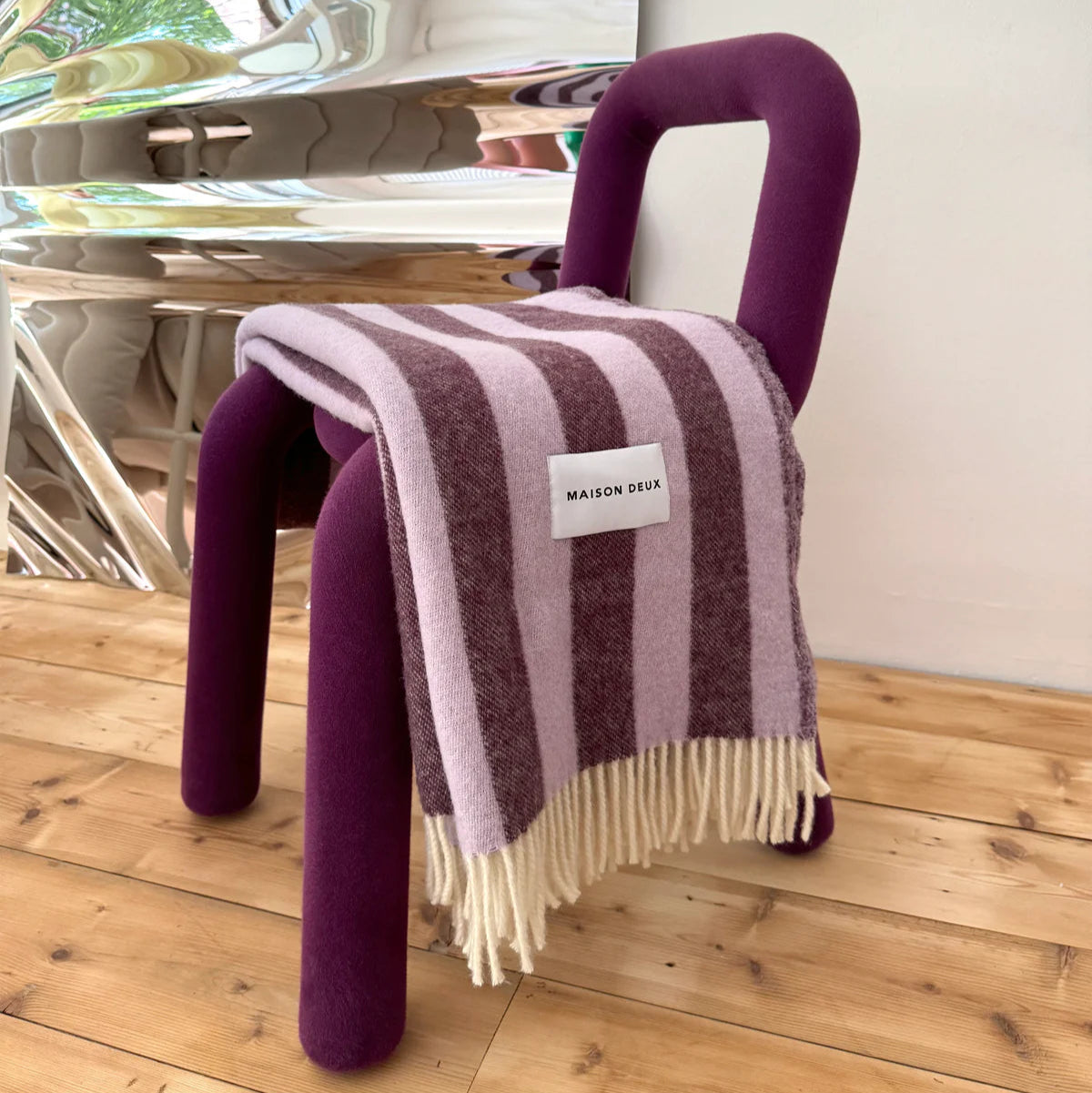 Wolldecke | Candy Wrap Lila/Aubergine