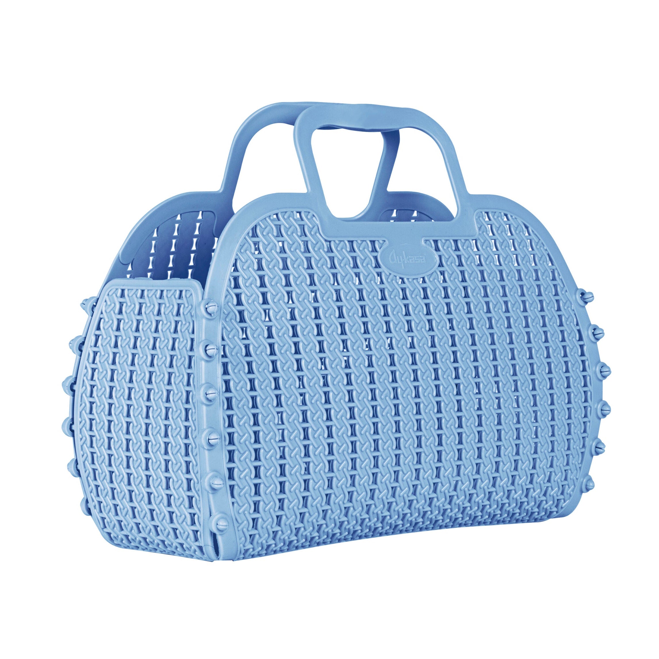 Korbtasche faltbar | Mini Baby Blue