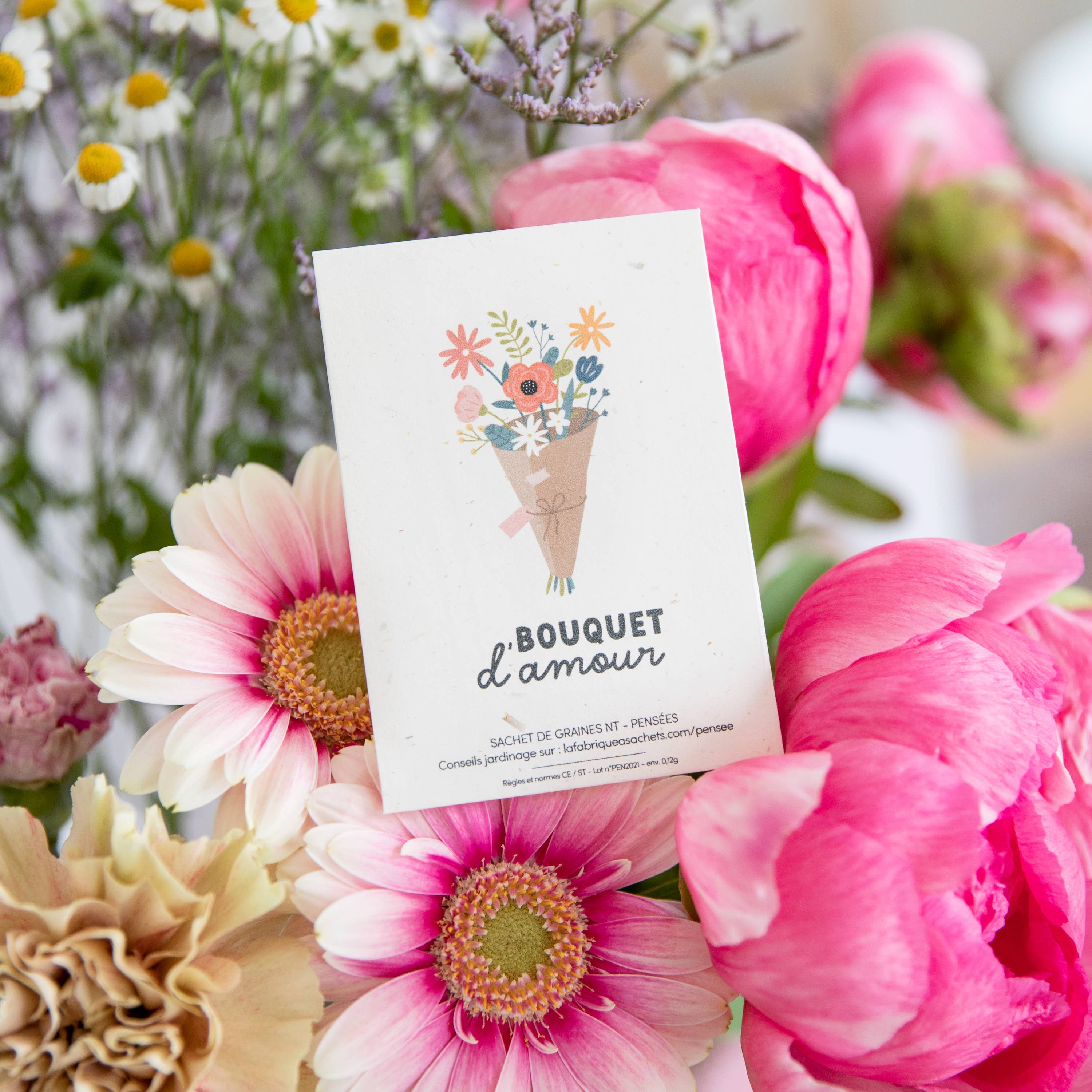 Bouquet of Love - Stiefmütterchensamenbeutel