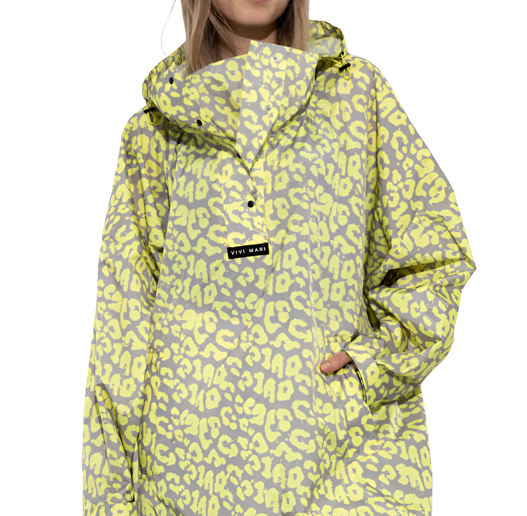 Regenponcho | Leo | yellow/grey