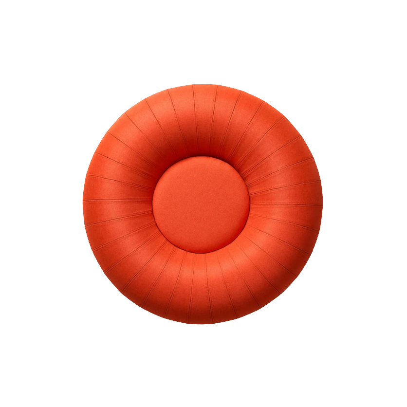 Pouf Float | klein rot