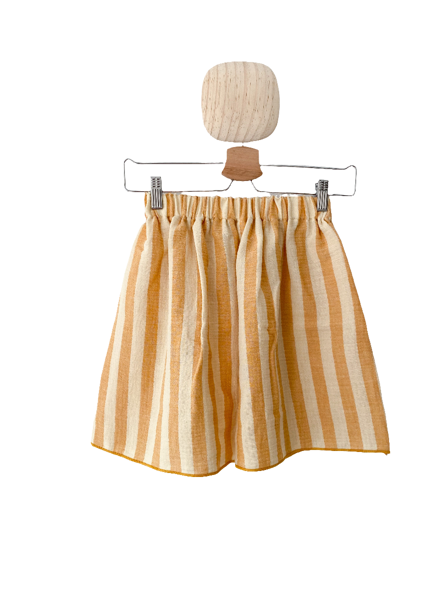 Kids Rock Musselin | Streifen/senf