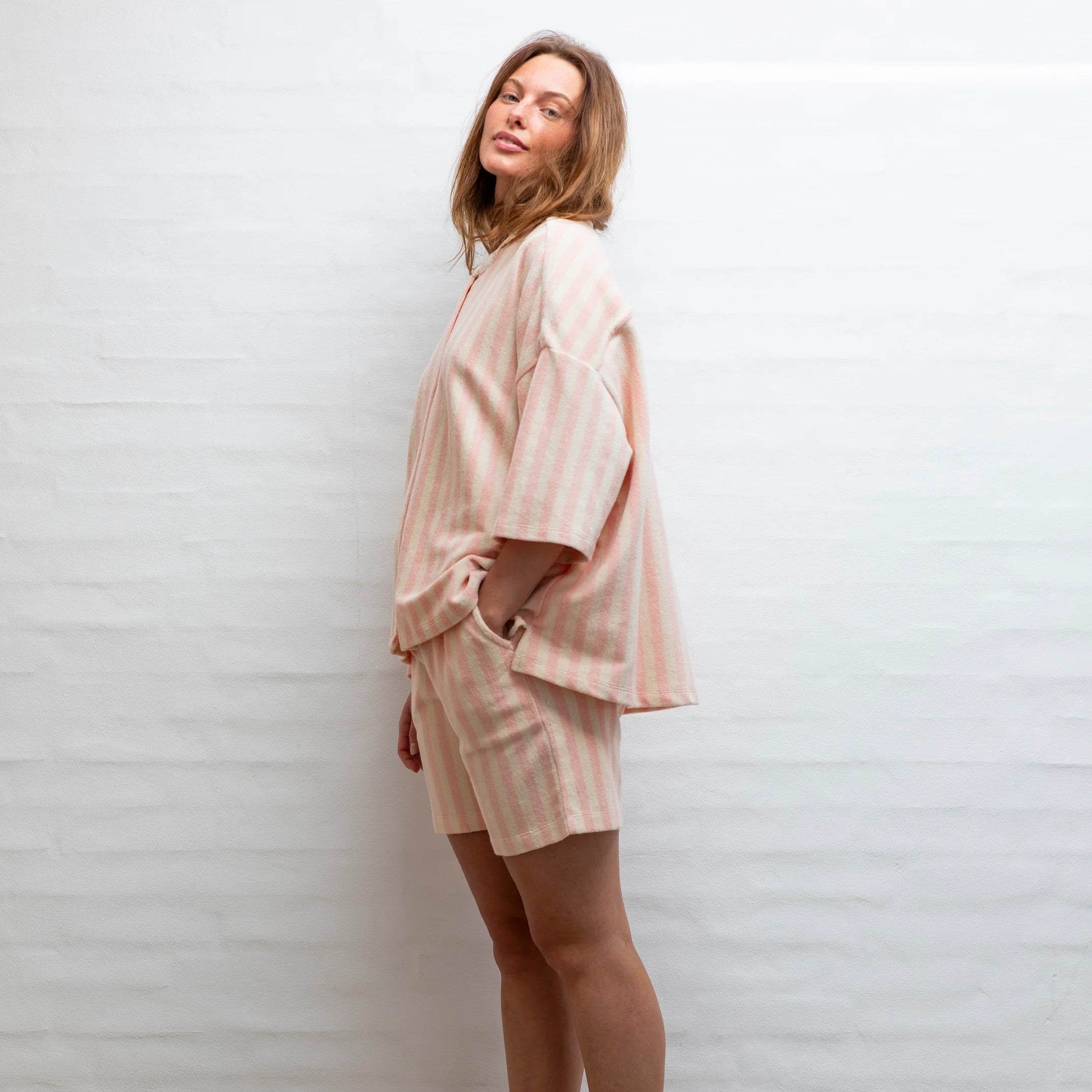Oversized Shirt Naram | Tropical & Creme