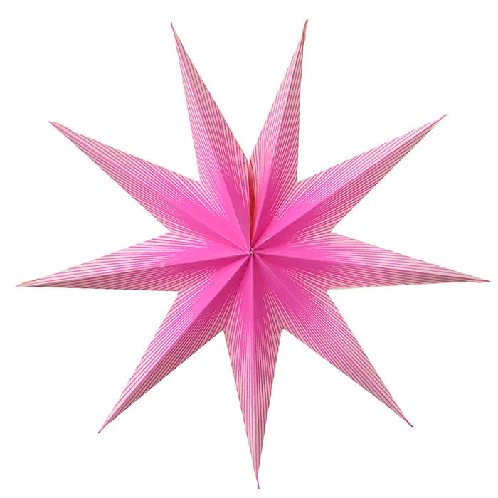 Papierstern Dazzle | Fuchsia 25 cm