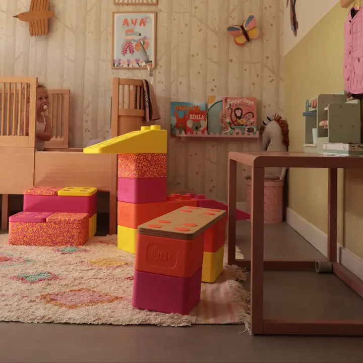 Bausteine Monokrom | 6 Teile Gelb