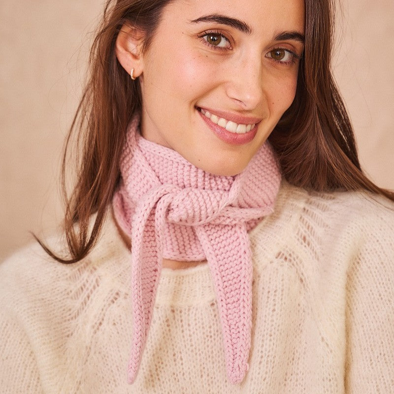 Strickschal Écharpe Sophie | Rose Clair