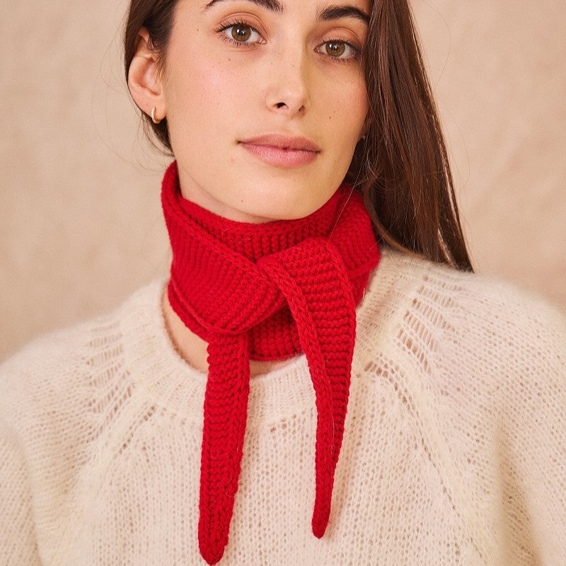 Strickschal Écharpe Sophie | Rouge