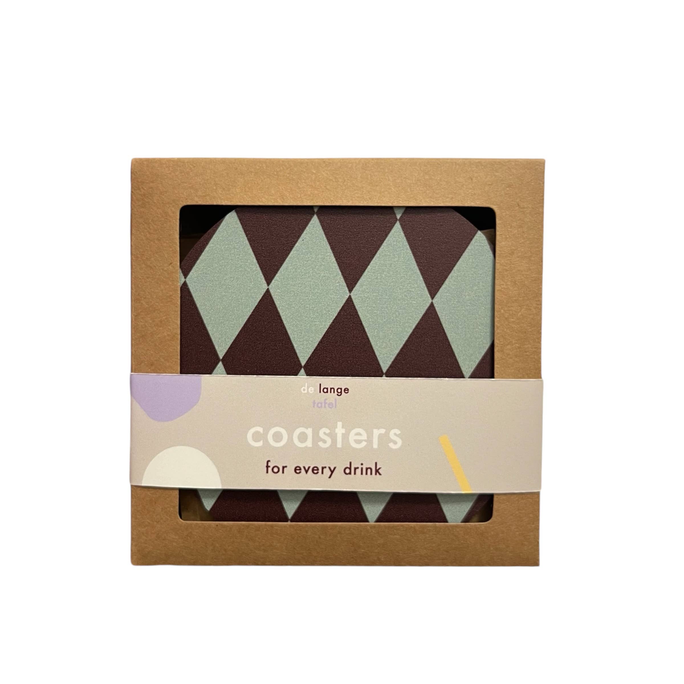 Untersetzer | Diamond Mint/Aubergine