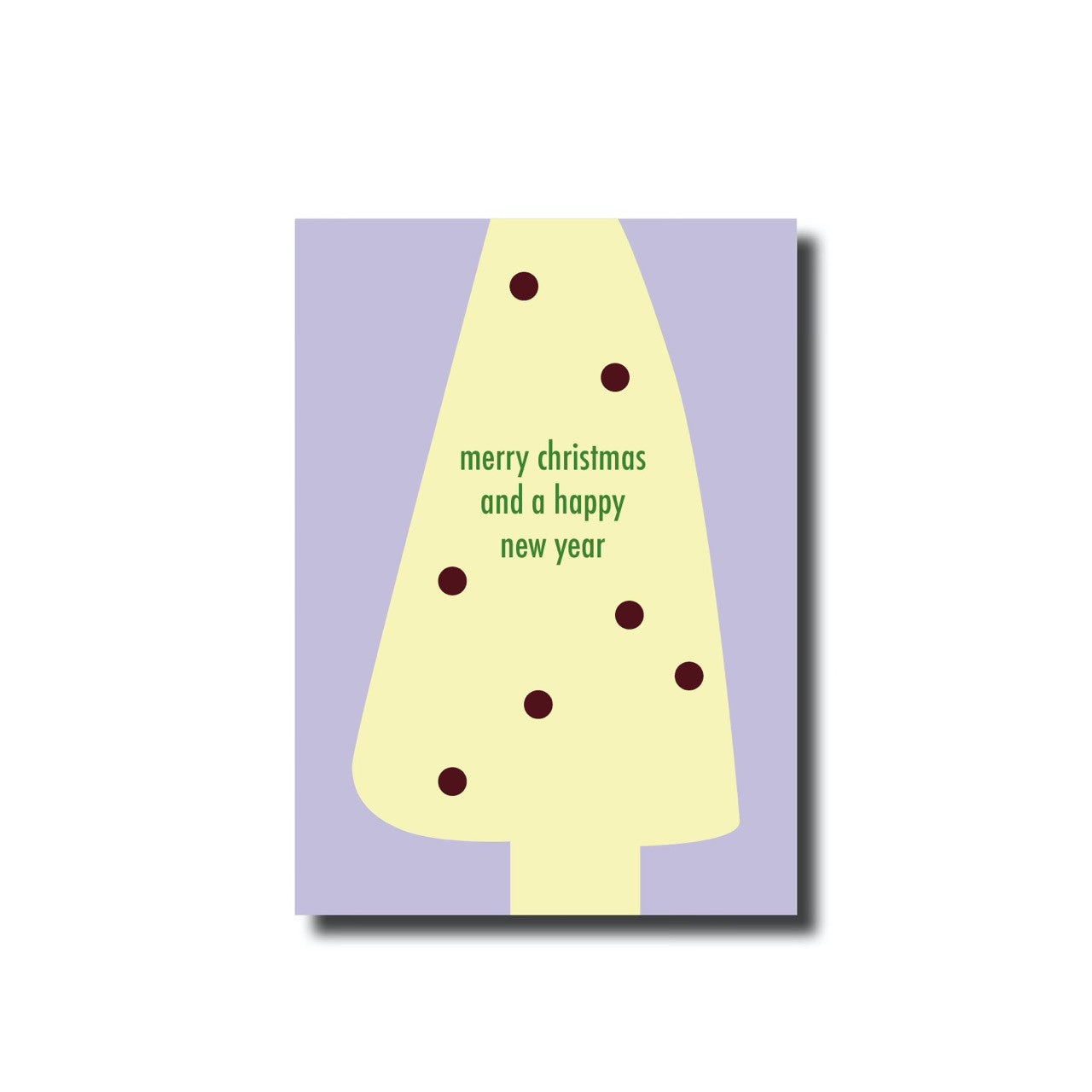 Postkarte | Christmas Tree Gelb