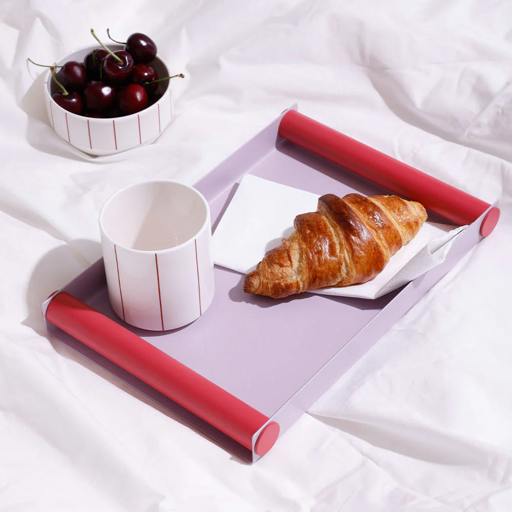 Tablett Ray Tray | Lavender / Faded Rose