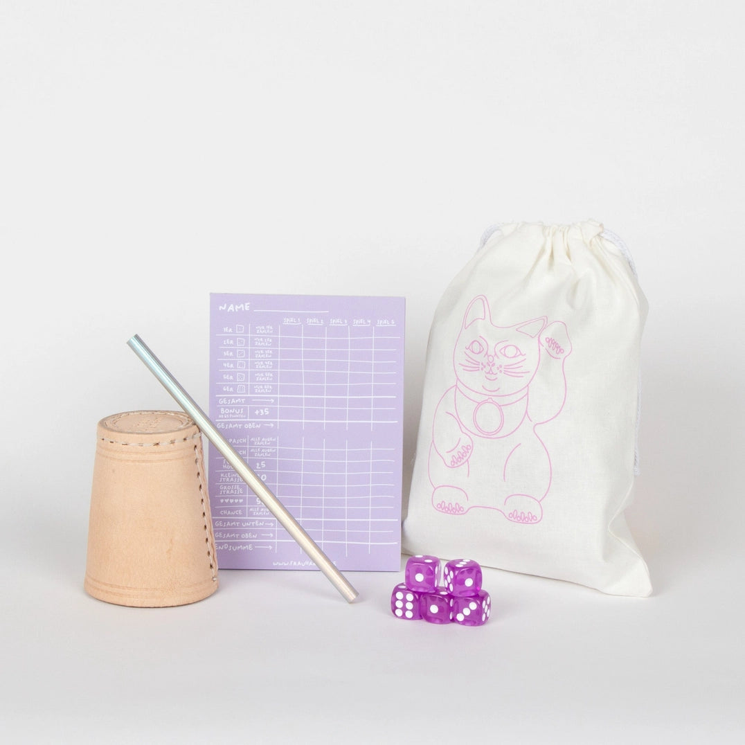 Würfelspiel | Lila 5er Set