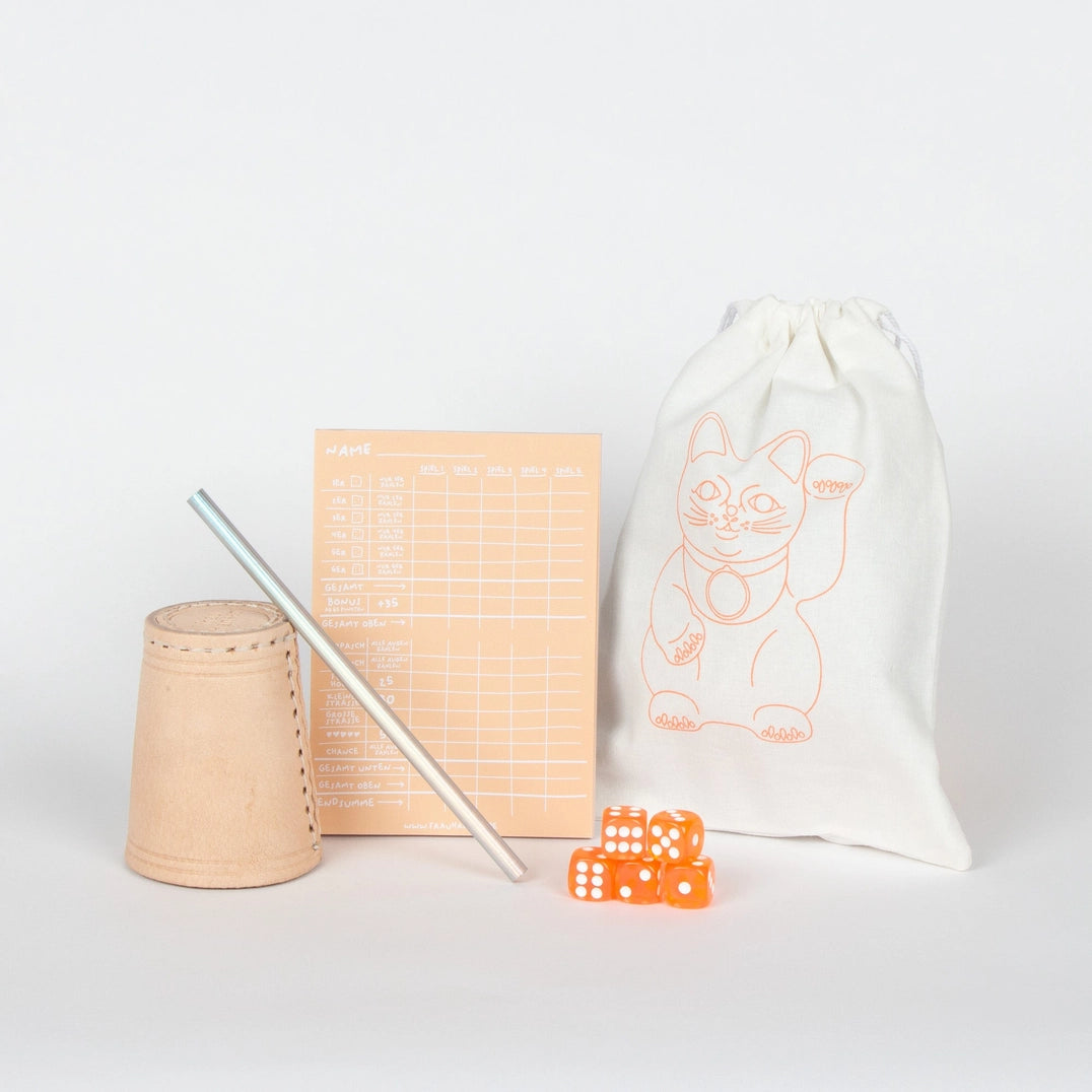 Würfelspiel | Peach 5er Set