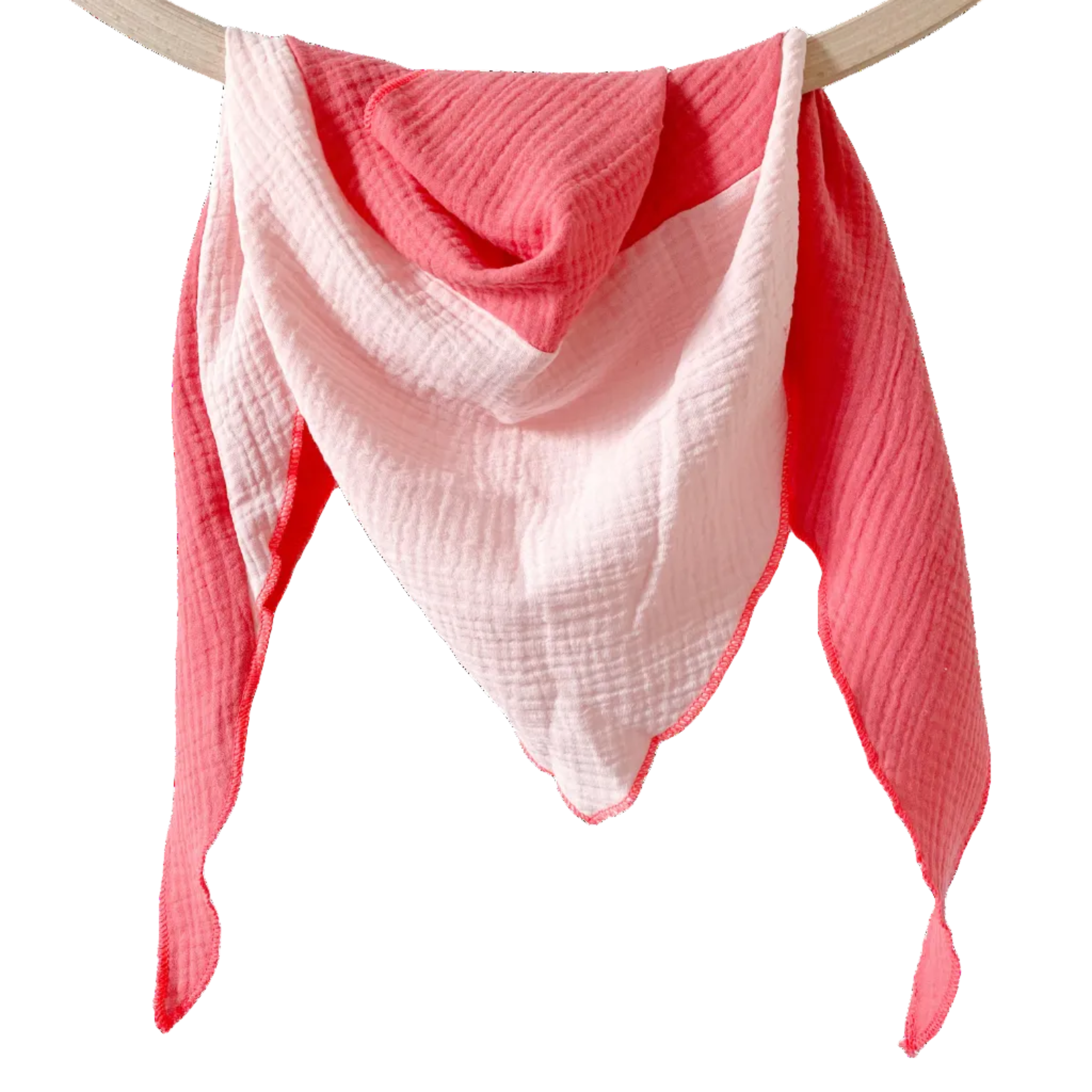 Musselintuch Kids | Pastellrosa/Koralle