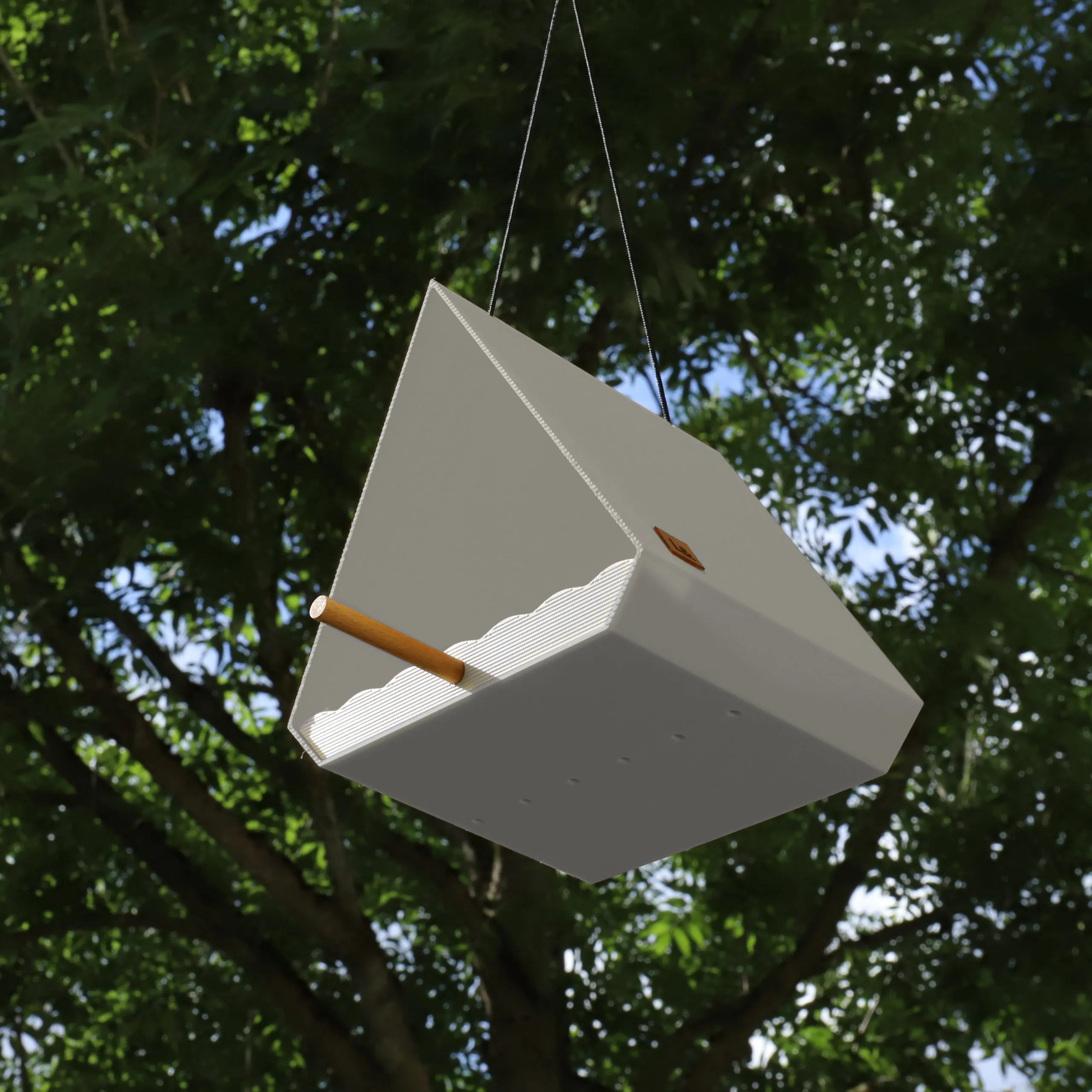 Vogelhaus Noa "L" | Betongrau