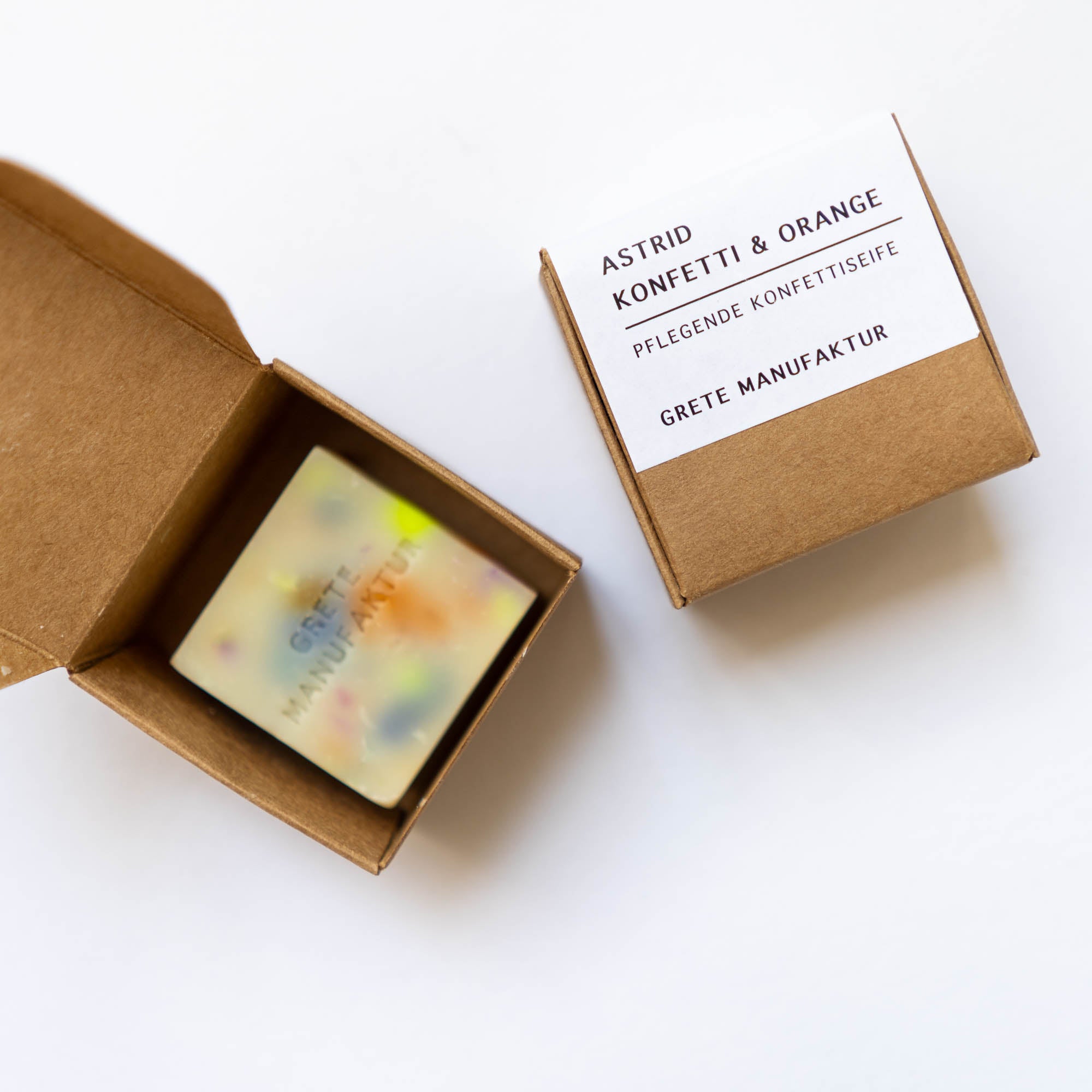 Seife Astrid | Orange & Konfetti