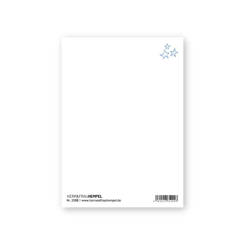 Postkarte aus Holzschliffpappe | DU BIST TOLL