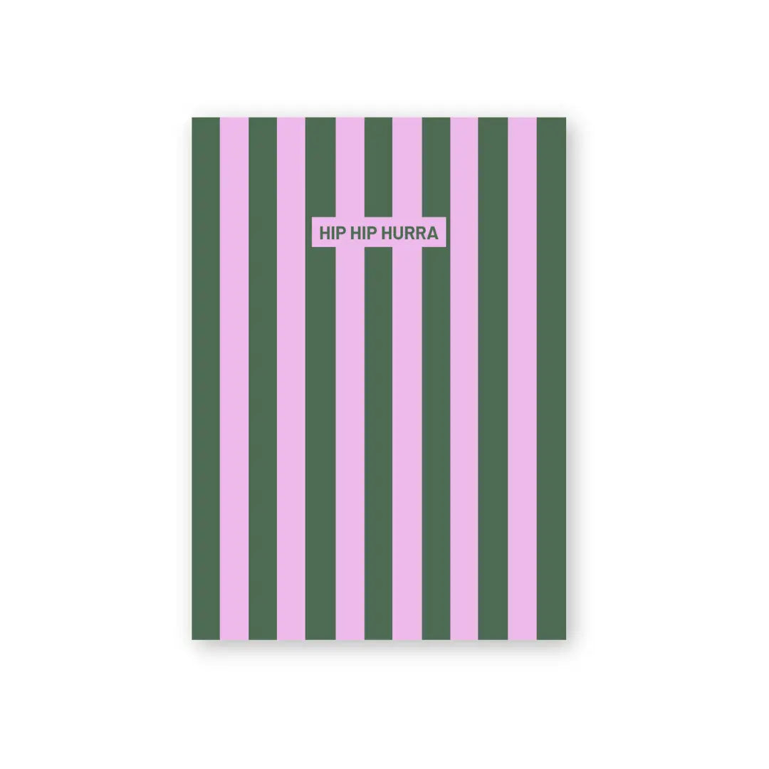 Postkarte aus Holzschliffpappe | HIP HIP HURRA
