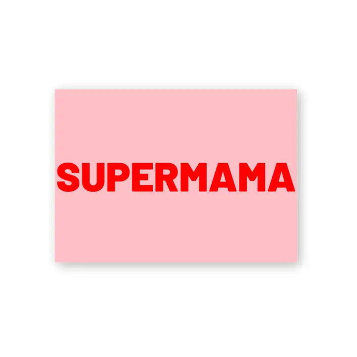 Postkarte aus Holzschliffpappe | SUPERMAMA