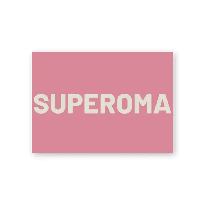 Postkarte aus Holzschliffpappe | SUPEROMA