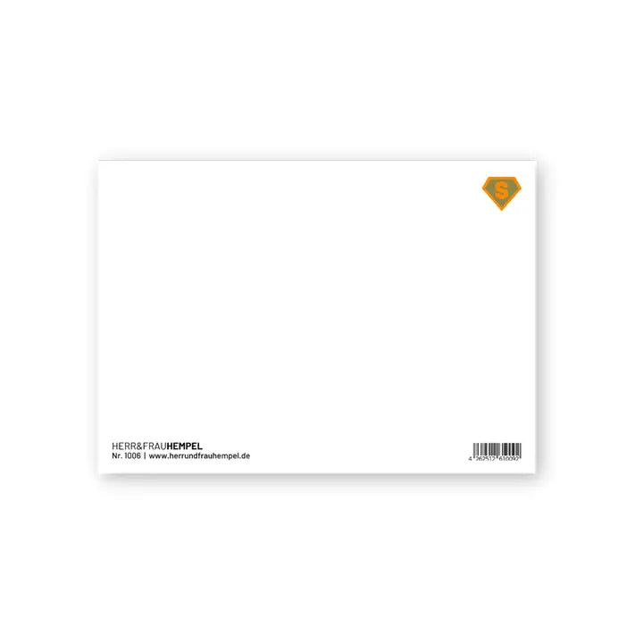 Postkarte aus Holzschliffpappe | SUPERPAPA