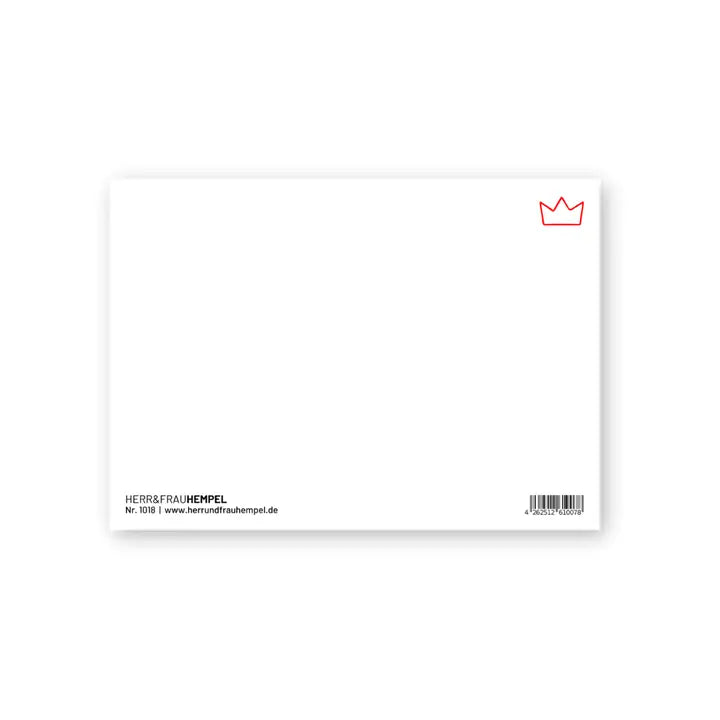 Postkarte aus Holzschliffpappe | THE GIRLS CLUB