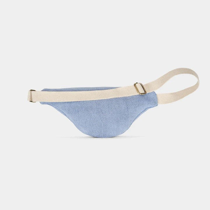 Bauchtasche Frottee Olivia in Blau von Hindbag bei Frau Rabe im Concept Store Die Halle