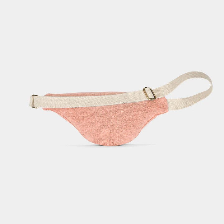 Bauchtasche Frottee Olivia in Rosa von Hindbag bei Frau Rabe im Concept Store Die Halle