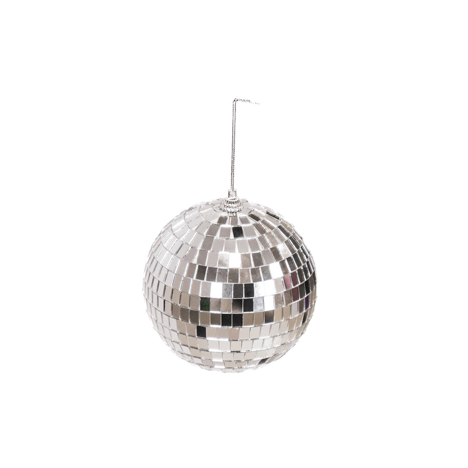 Weihnachtskugel | Discokugel Silber 8cm