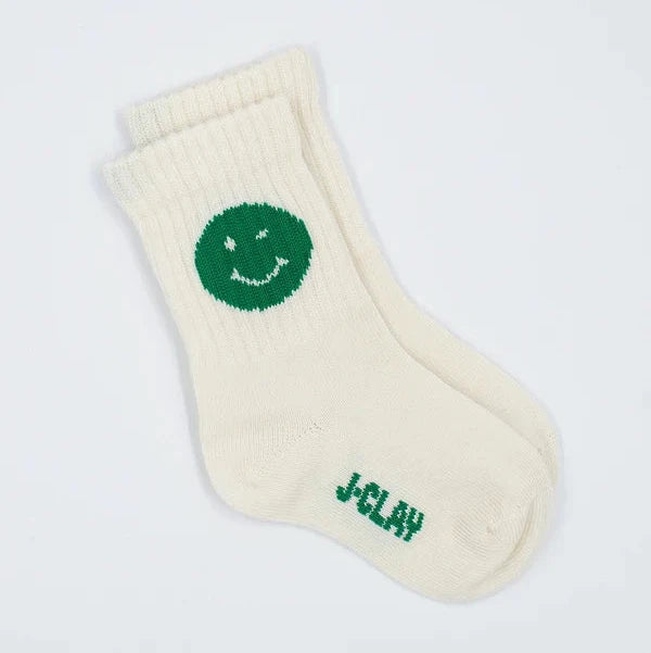 Socken Mini | Green Smile