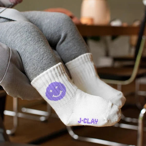 Socken Mini | Purple Smile