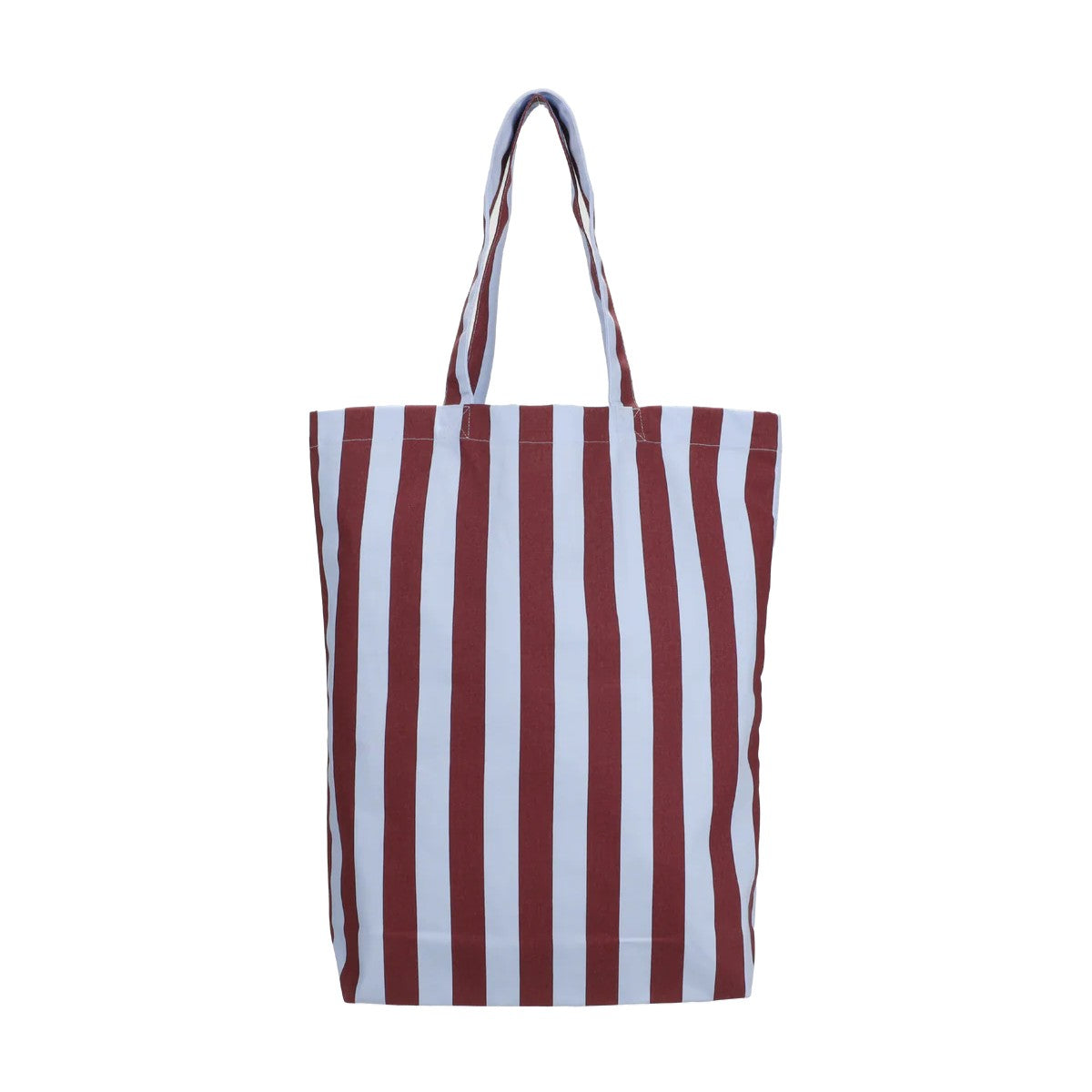 Baumwolltasche in der Farbe Himmelblau und Feige bei Frau Rabe in Die Halle