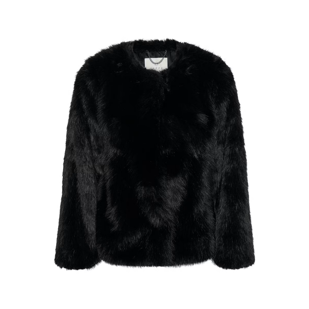 Kunstfelljacke KAmadi | Black Deep