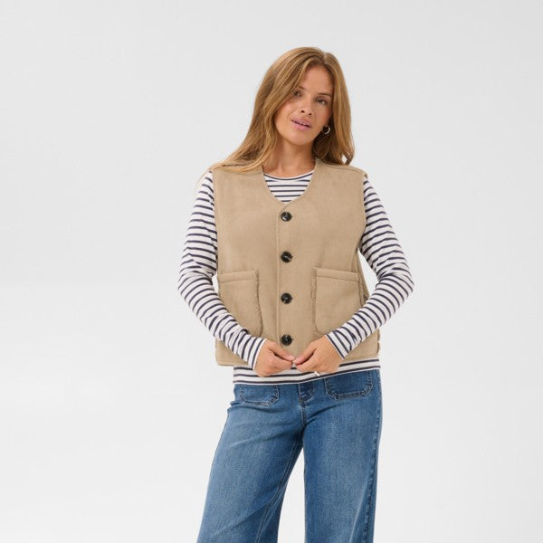 Wendeweste KAlinn | Whisper White/Desert Taupe