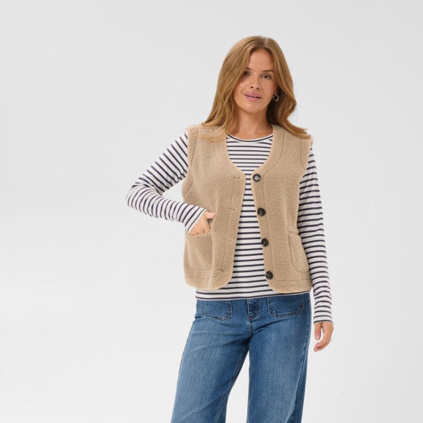 Wendeweste KAlinn | Whisper White/Desert Taupe