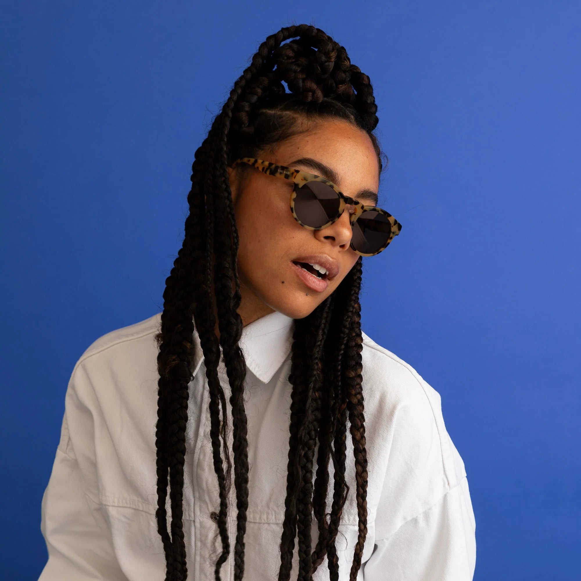 Sonnenbrille Kiss the Sun | Leo brown/camel