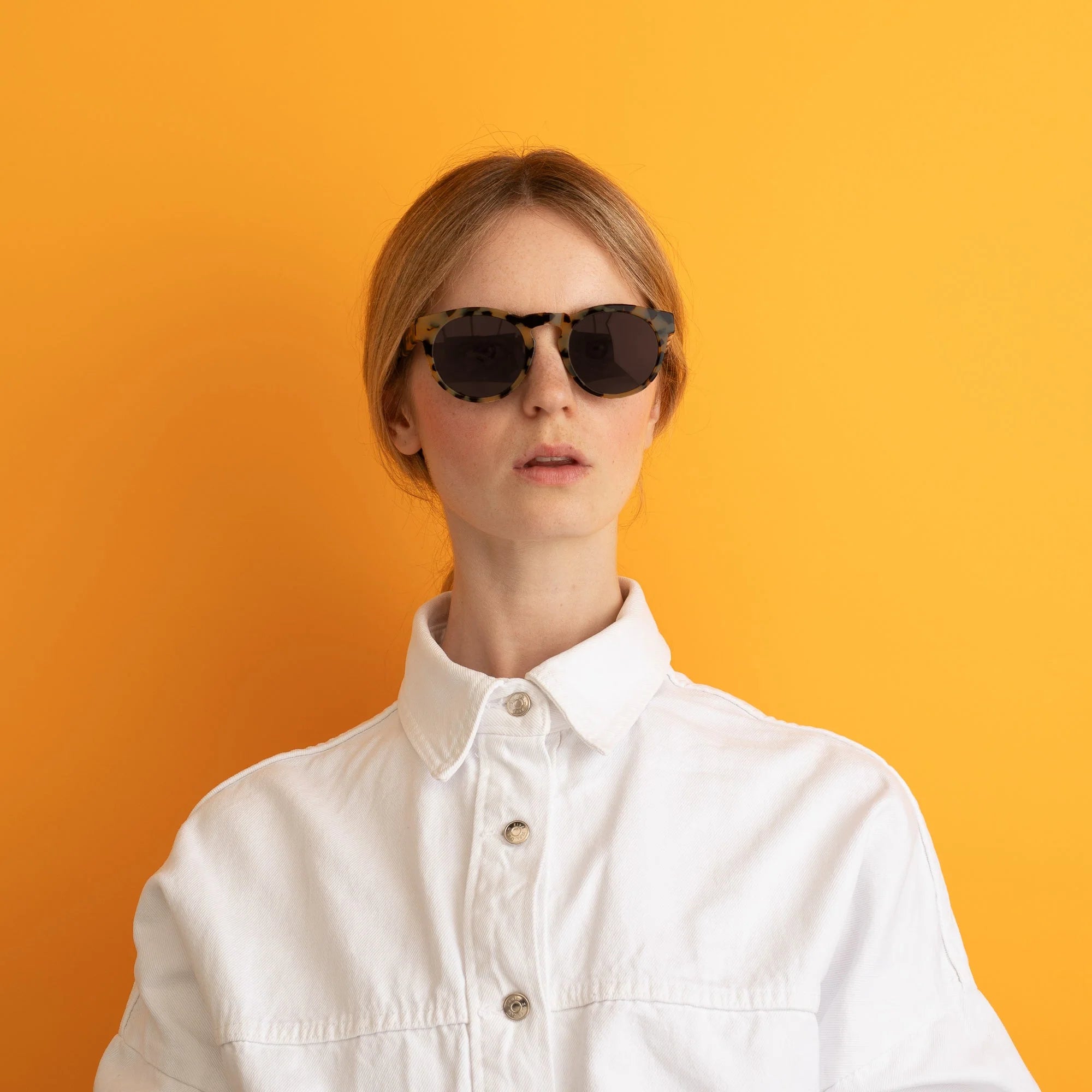 Sonnenbrille Kiss the Sun | Leo brown/camel