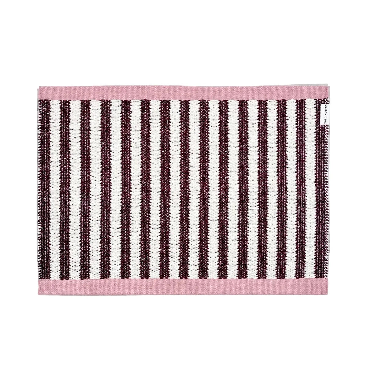 Fußmatte Stripe | Granatapfel