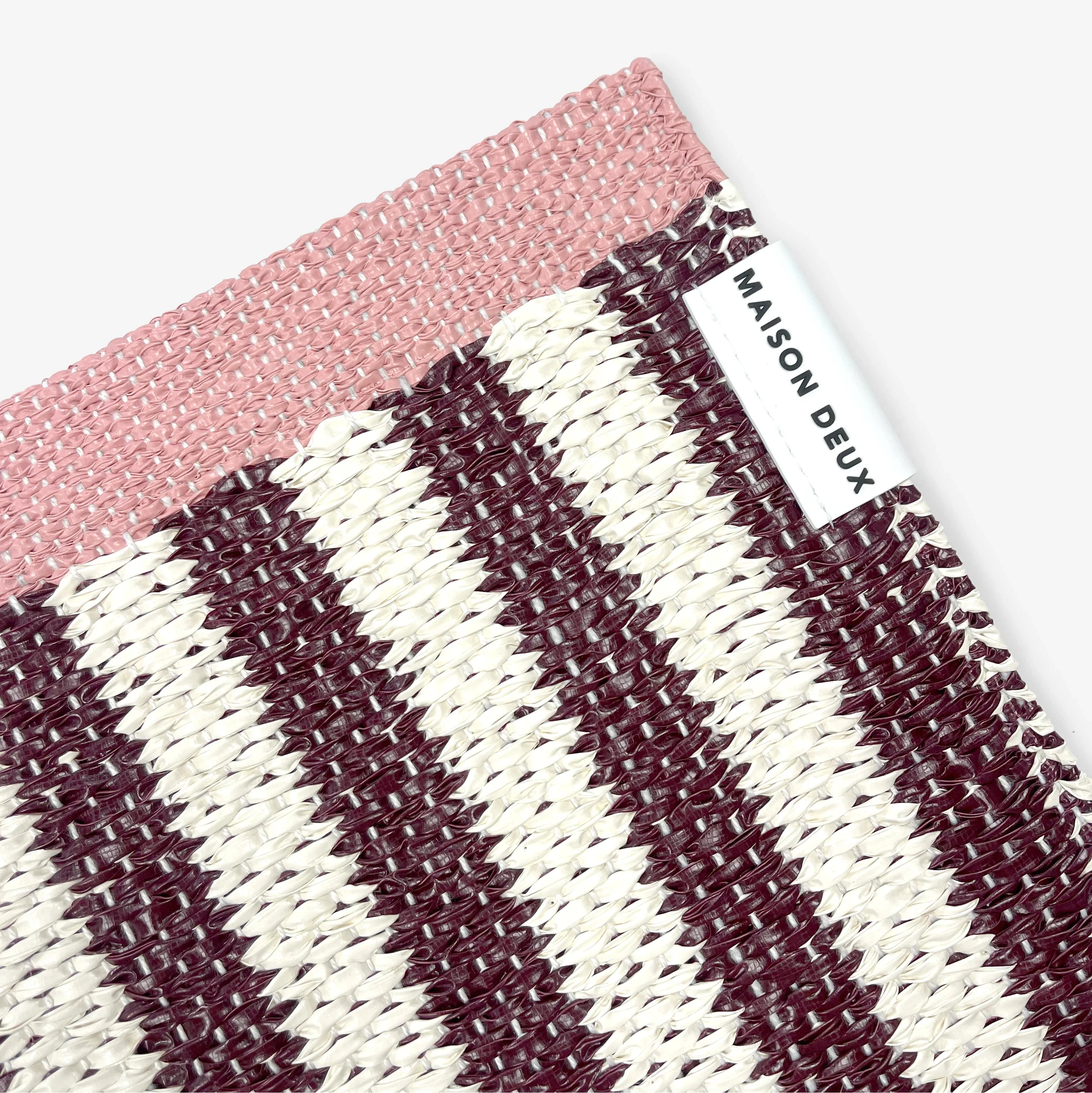 Fußmatte Stripe | Granatapfel
